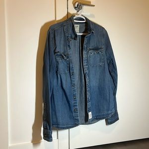 A&F jean shirt jacket